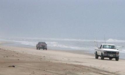 PickupsDrivingOnBeach